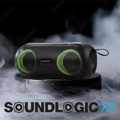 SoundlogicXT: Power Boom Portable BT Speaker w/ LED Lights