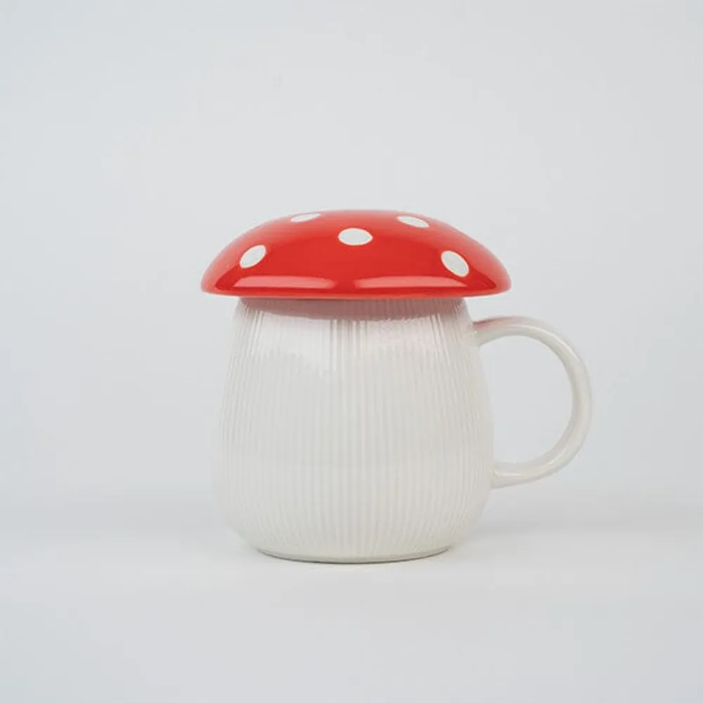 Mugshroom: Whimsical Mug w/ Lid