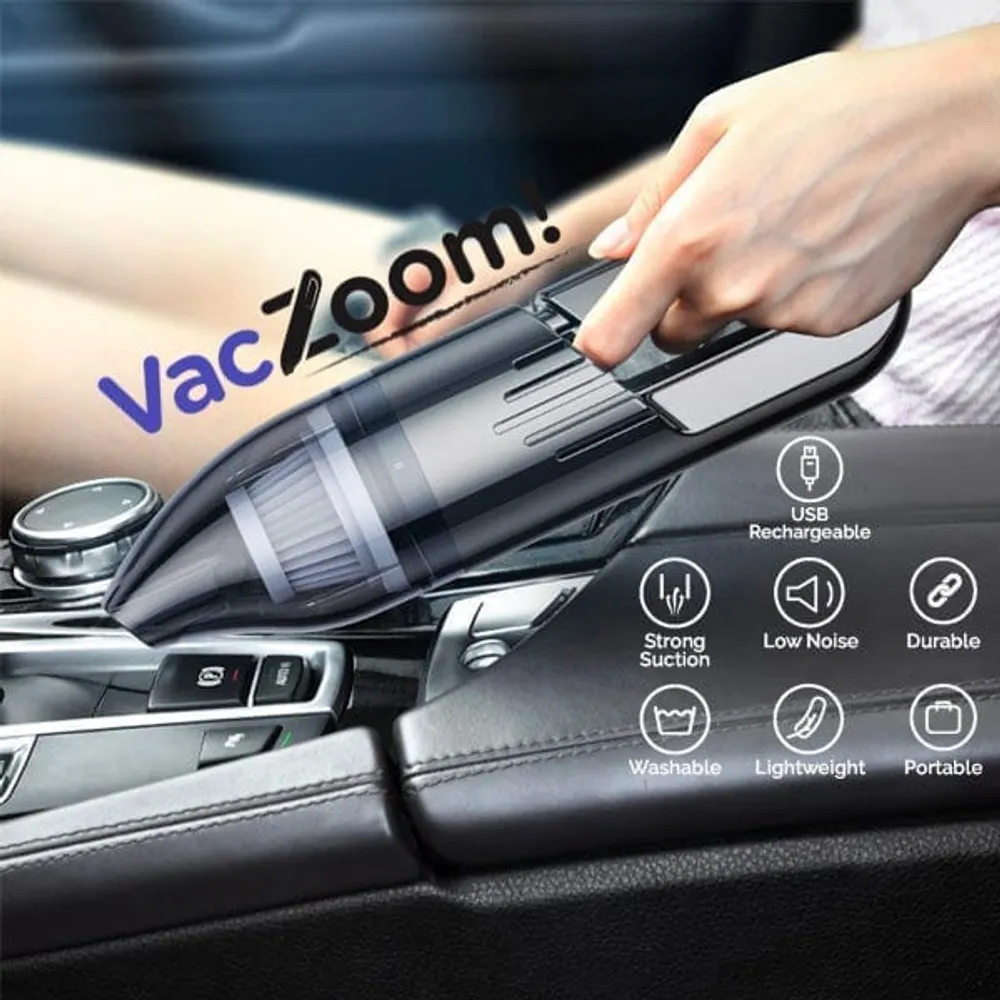 VacZoom: Mini Cordless Vacuum