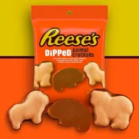 Reese's DiPPeD Milk Chocolate Peanut Butter Animal Crackers (4.25oz)