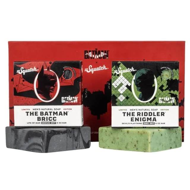 Showcase Dr.Squatch® All-Natural Bar Soap For Men, Marvel's Avengers™  Collection (4 Bars), Limited Edition