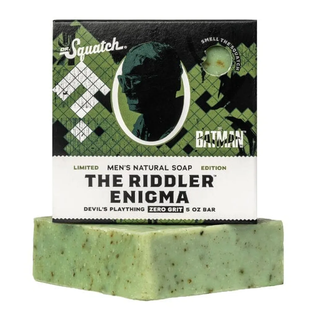 Dr. Squatch Limited Edition Soap. The Batman. The Riddler Enigma