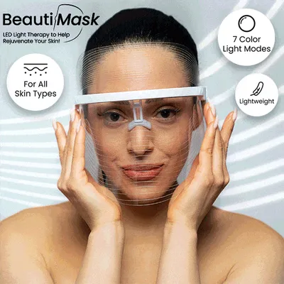 BeautiMask | 7 Colour LED Light Therapy Face Mask For Skin Rejuvenation