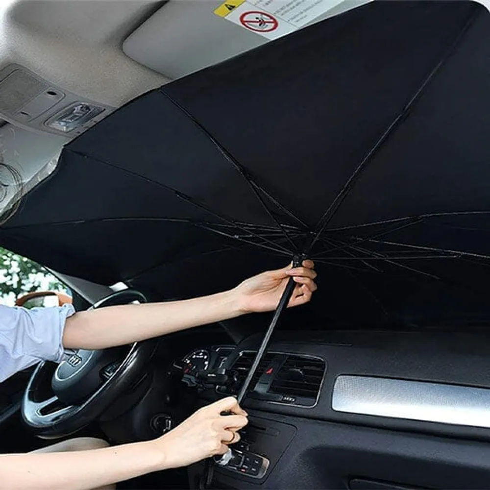 ShieldBuddy! | Sun & Heat Protector Car Umbrella