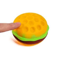 Pop & Play Burger | Silicone Bubble Popper Burger-Shaped Fidget Stress Ball