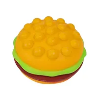 Pop & Play Burger | Silicone Bubble Popper Burger-Shaped Fidget Stress Ball