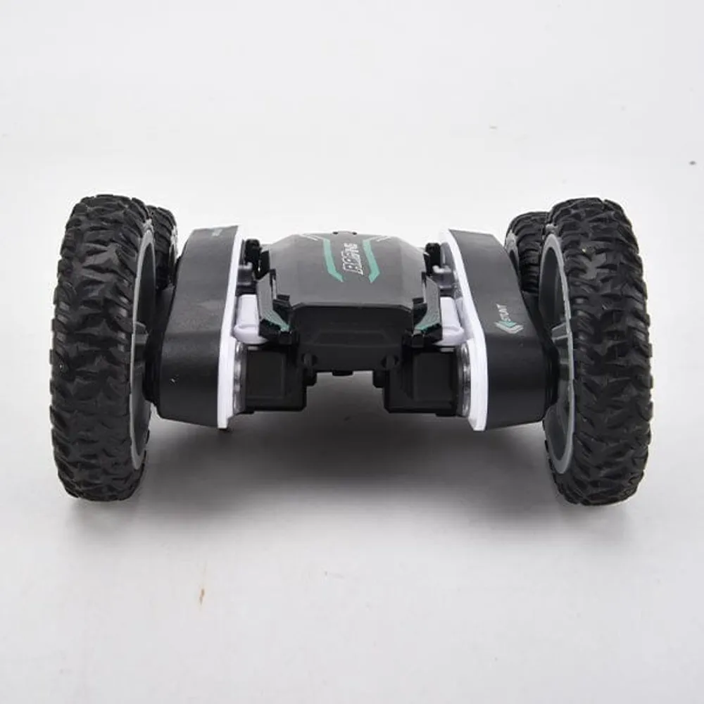 Tough Trax Tornado: Remote Control Stunt Car w/ Double-Sided Driving!