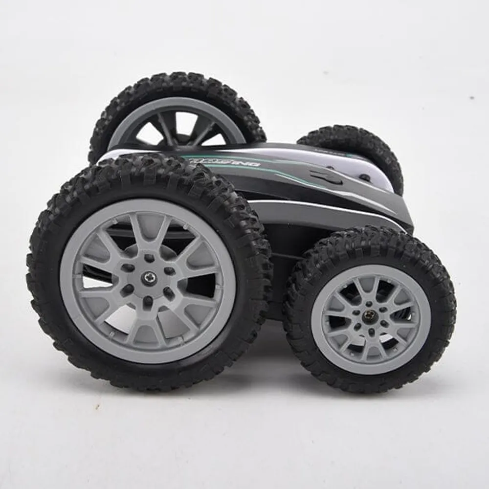 Tough Trax Tornado: Remote Control Stunt Car w/ Double-Sided Driving!