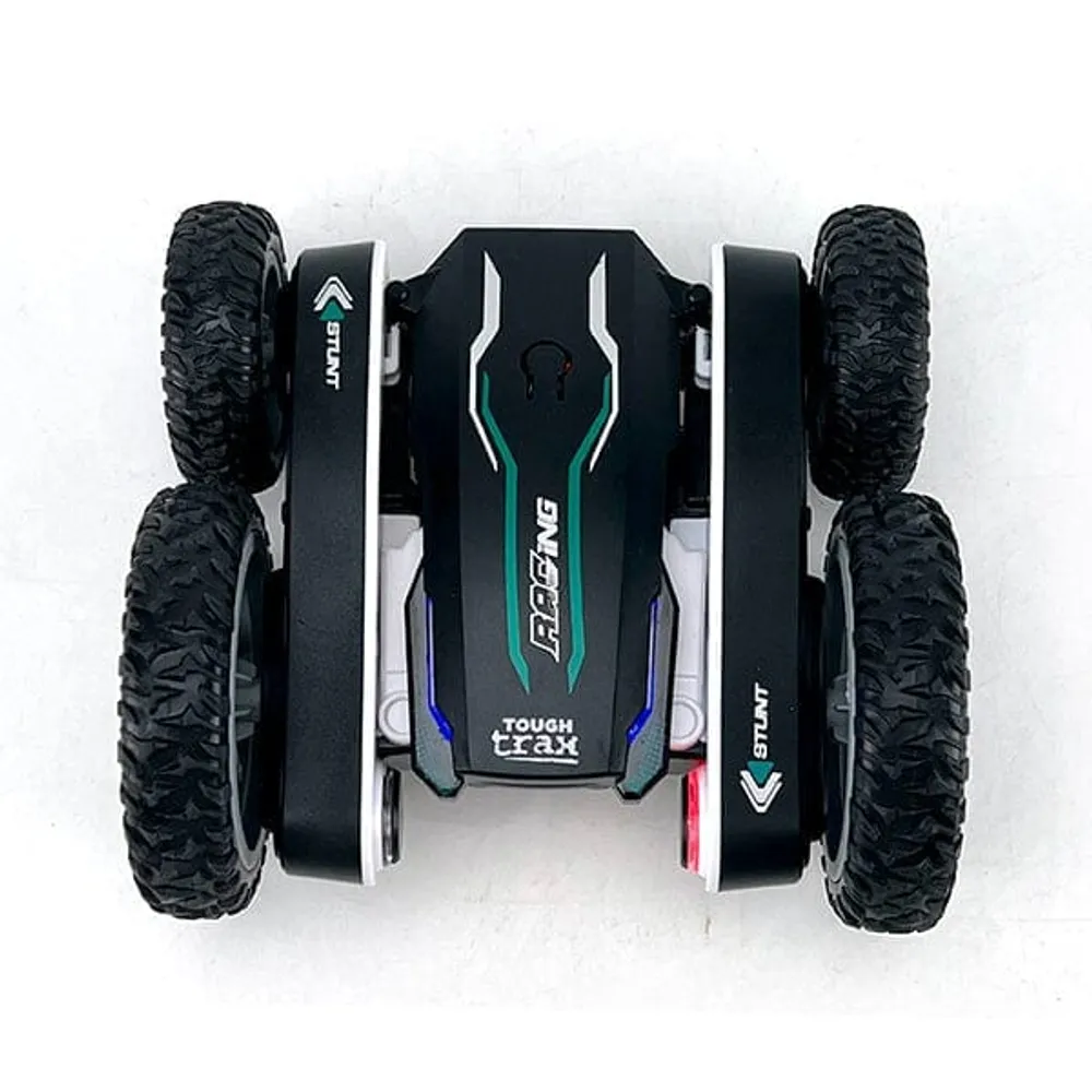 Tough Trax Tornado | Remote Control Stunt Car w/ Double-Sided Driving!