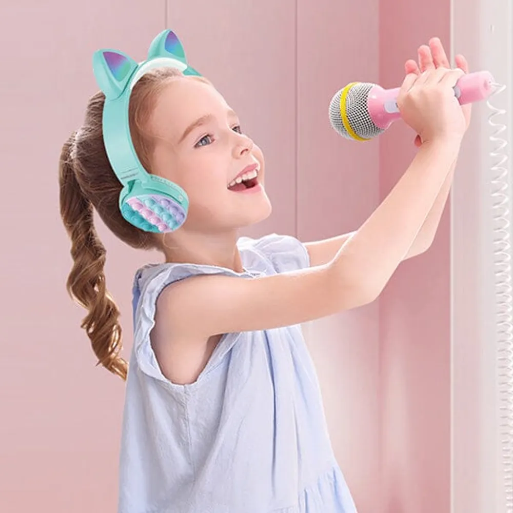 SoundLogicXT Cat Ear LED Wireless Popping Fidget Headphones | Assorted Colors