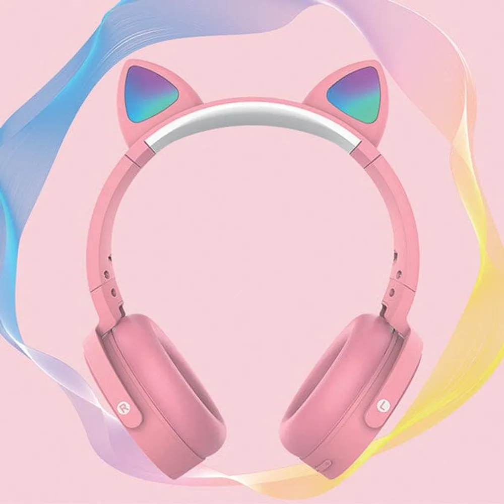 SoundLogicXT Cat Ear LED Wireless Popping Fidget Headphones | Assorted Colors