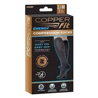 Copper Fit® Energy Compression Knee-High Unisex Socks (1 Pair) Multiple Sizes