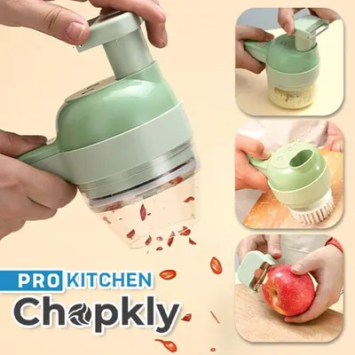 ProKitchen Chopkly | 4-in-1 Handheld Electric Food Processor