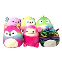 Squishmallows Super Soft Plush Toys | 8" Colorful Crew | Denton The Chameleon