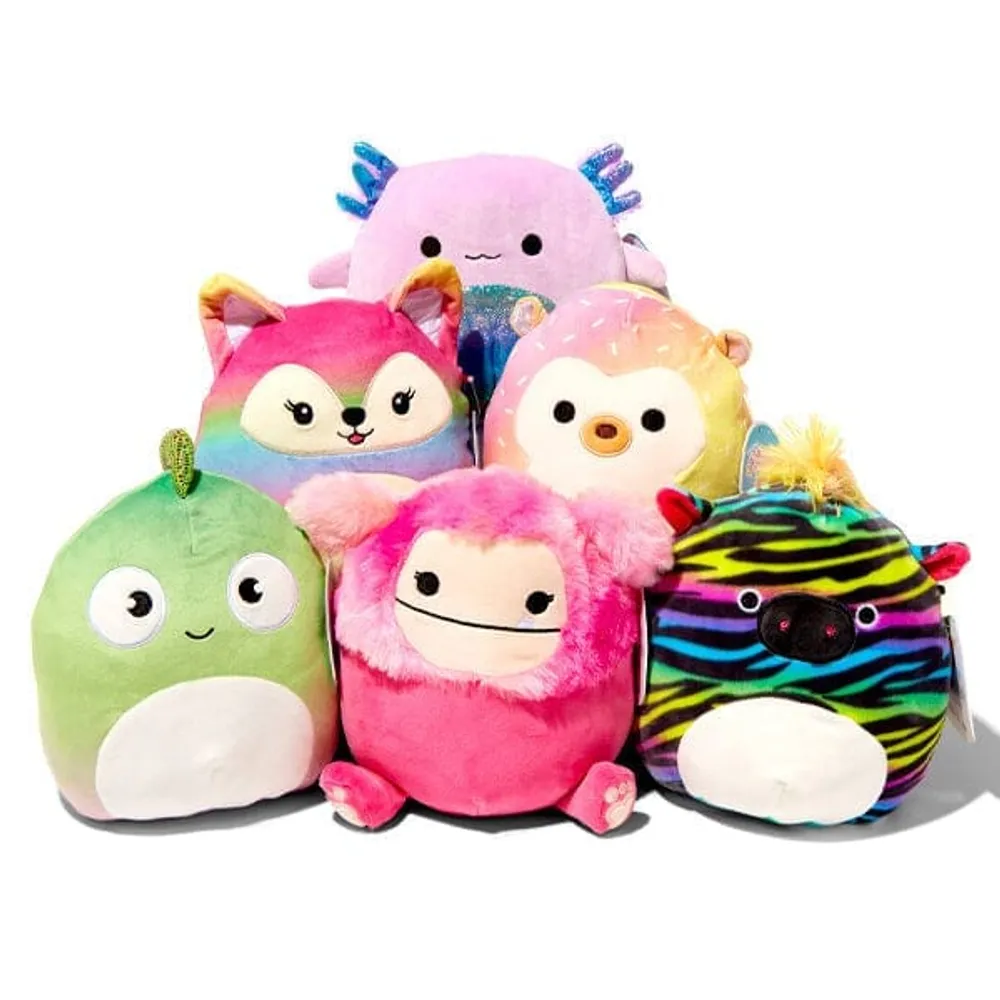 Squishmallows Super Soft Plush Toys | 8" Colorful Crew | Denton The Chameleon