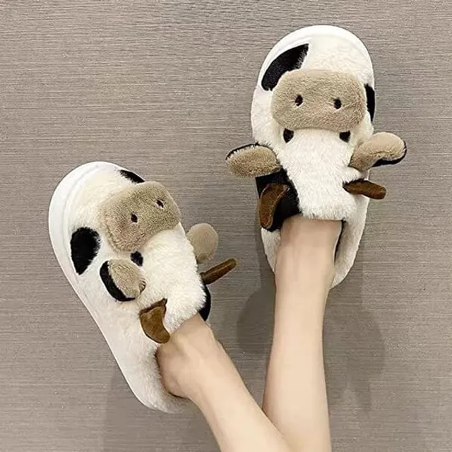 Fluffy Pink Bunny Plush Slippers  As Seen On Social • Showcase US