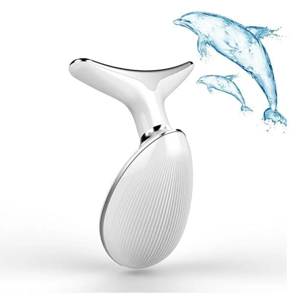 DermaRejuv LED Micro-Current Dolphin Facial Massager