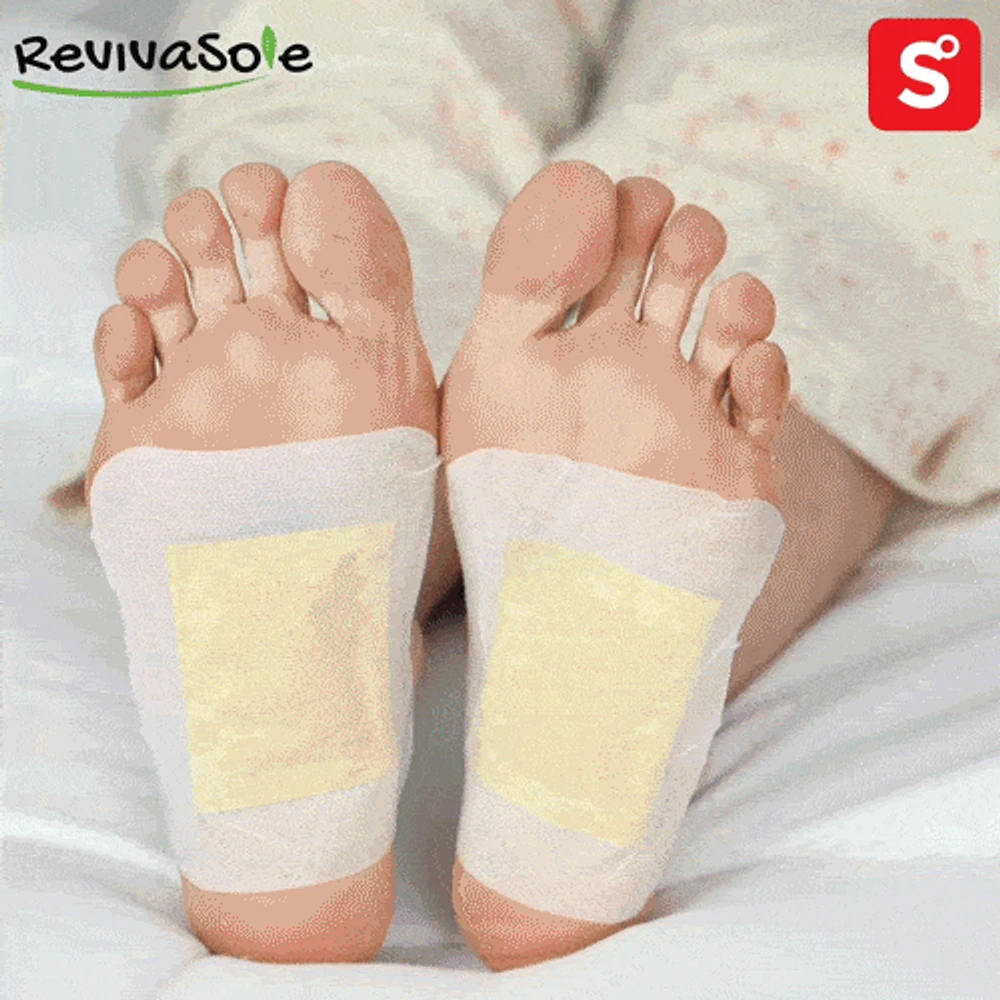 RevivaSole Detox Foot Pads (20 pcs) Pain Relief Detox Patch