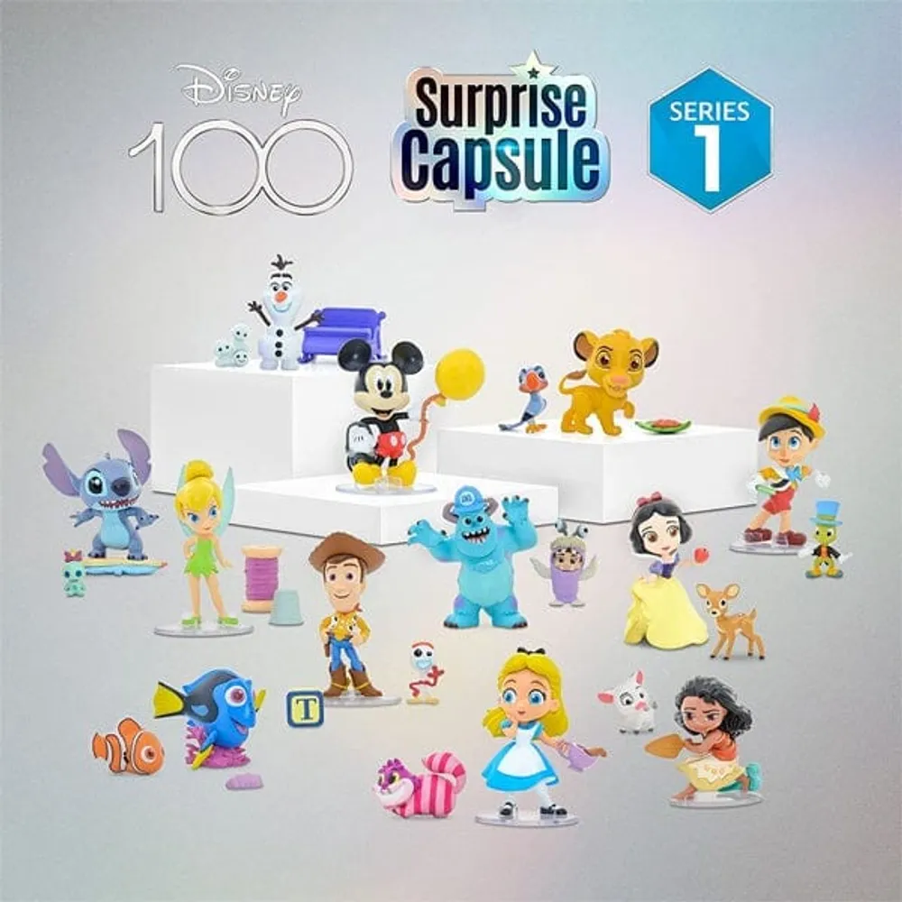 Disney 100th Anniversary Mystery Capsule (S1) By YuMe | 2.5" Collectible Figurines