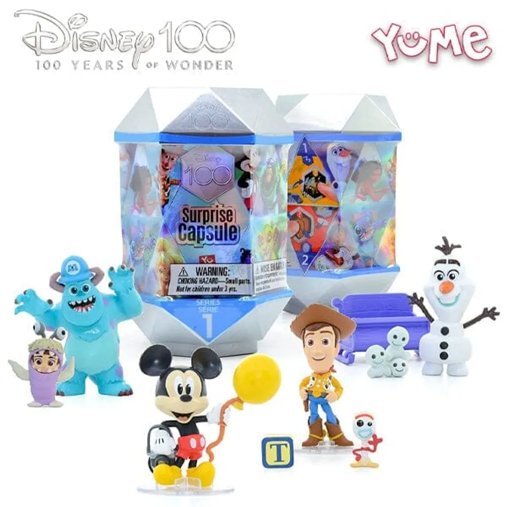 Disney 100th Anniversary Mystery Capsule (S1) By YuMe | 2.5" Collectible Figurines