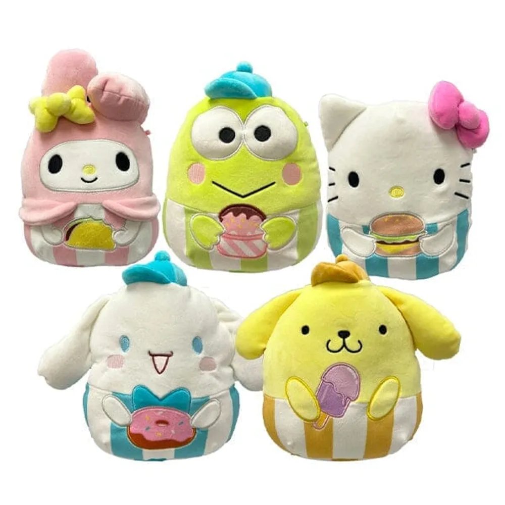 Squishmallows Plush Toys | 8" Hello Kitty & Friends Food Truck Collection | My Melody w/ Taco