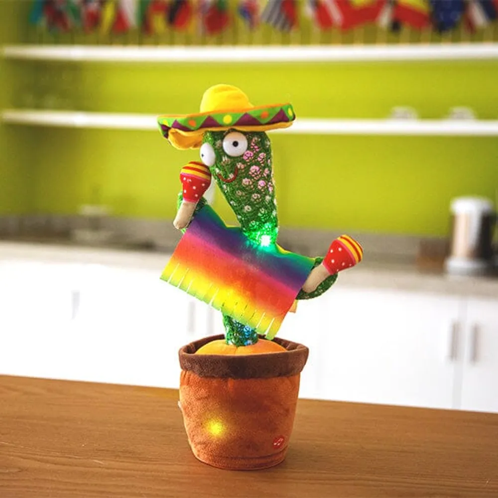 Showcase Cactus Alive #DancingCactus, w/ Sombrero & Cha-Chas, As Seen On  Social