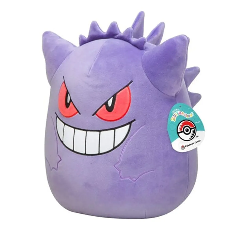 Squishmallows Super Soft Plush Toys | 10" Pokémon Squad | Gengar