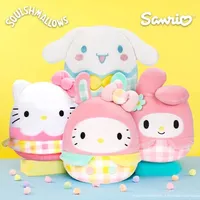 Squishmallows Plush Toys | 8" Hello Kitty & Friends Spring  Squad | Hello Kitty in Plaid Skirt