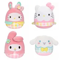 Squishmallows Plush Toys | 8" Hello Kitty & Friends Spring  Squad | Hello Kitty in Bunny Costume