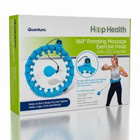 Quantum™ Hoop Health Deluxe - 360° Exercise Hoop W/ LCD Counter