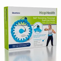 Quantum™ Hoop Health Deluxe - 360° Exercise Hoop W/ LCD Counter • Showcase
