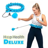 Quantum™ Hoop Health Deluxe - 360° Exercise Hoop W/ LCD Counter