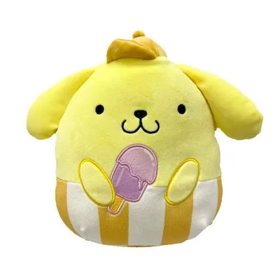 Squishmallows Plush Toys | 8" Hello Kitty & Friends Food Truck Collection | Pompompurin w/ Ice Cream
