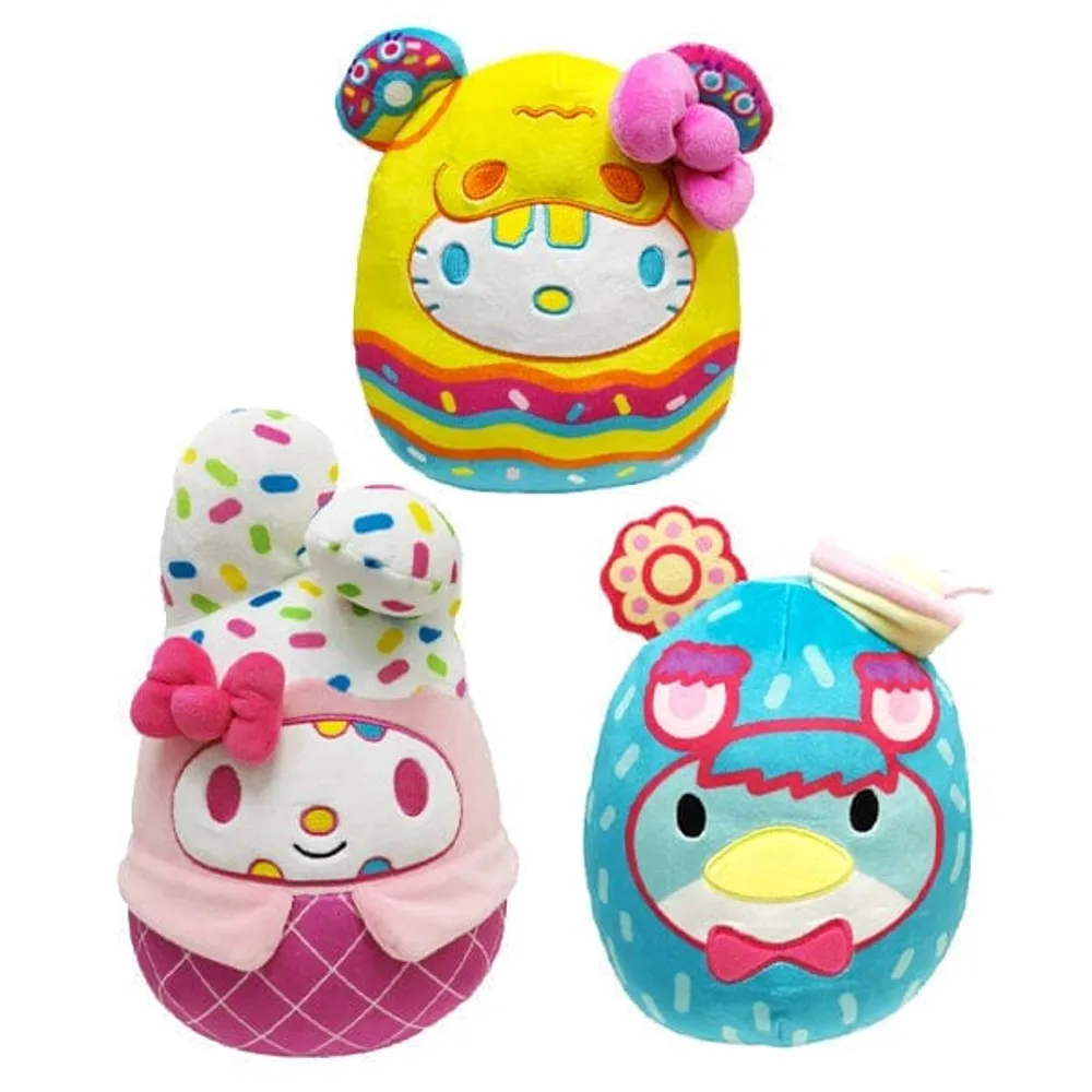 Squishmallows Plush Toys | 8" Hello Kitty & Friends Kaiju Squad | Hello Kitty