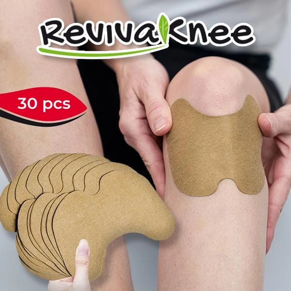 Reviva Knee Herbal Detox Pain Relief Patches (30pc)