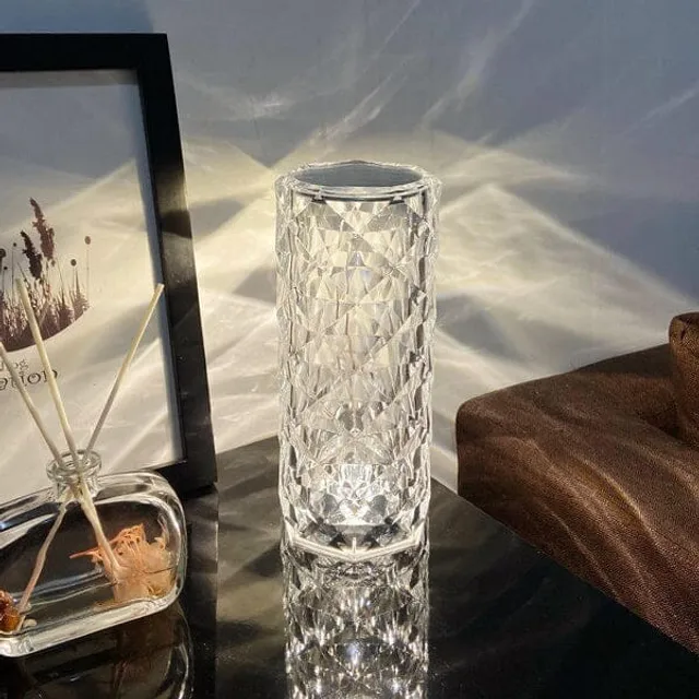 KaleidoGlow  LED Crystal Projection Table Lamp • Showcase US