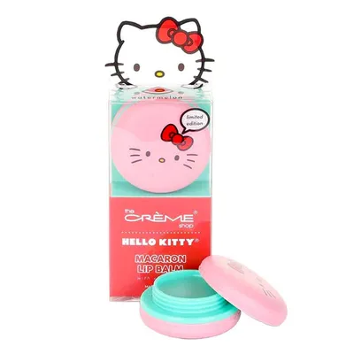 The Crème Shop x Hello Kitty: Macaron Lip Balm | Watermelon