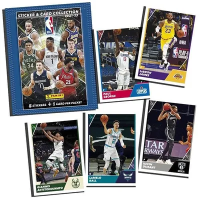 Panini NBA Sticker & Card Collection Packets