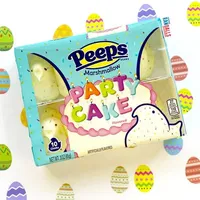 Peeps Marshmallow Chicks: Easter Party Cake Flavor (10pc)