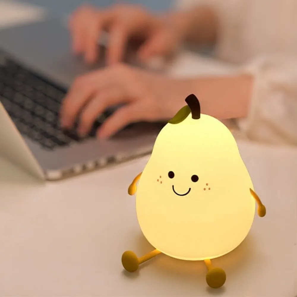 Peari: The Adorable Decorative Pear Night Light | 7 Color Modes