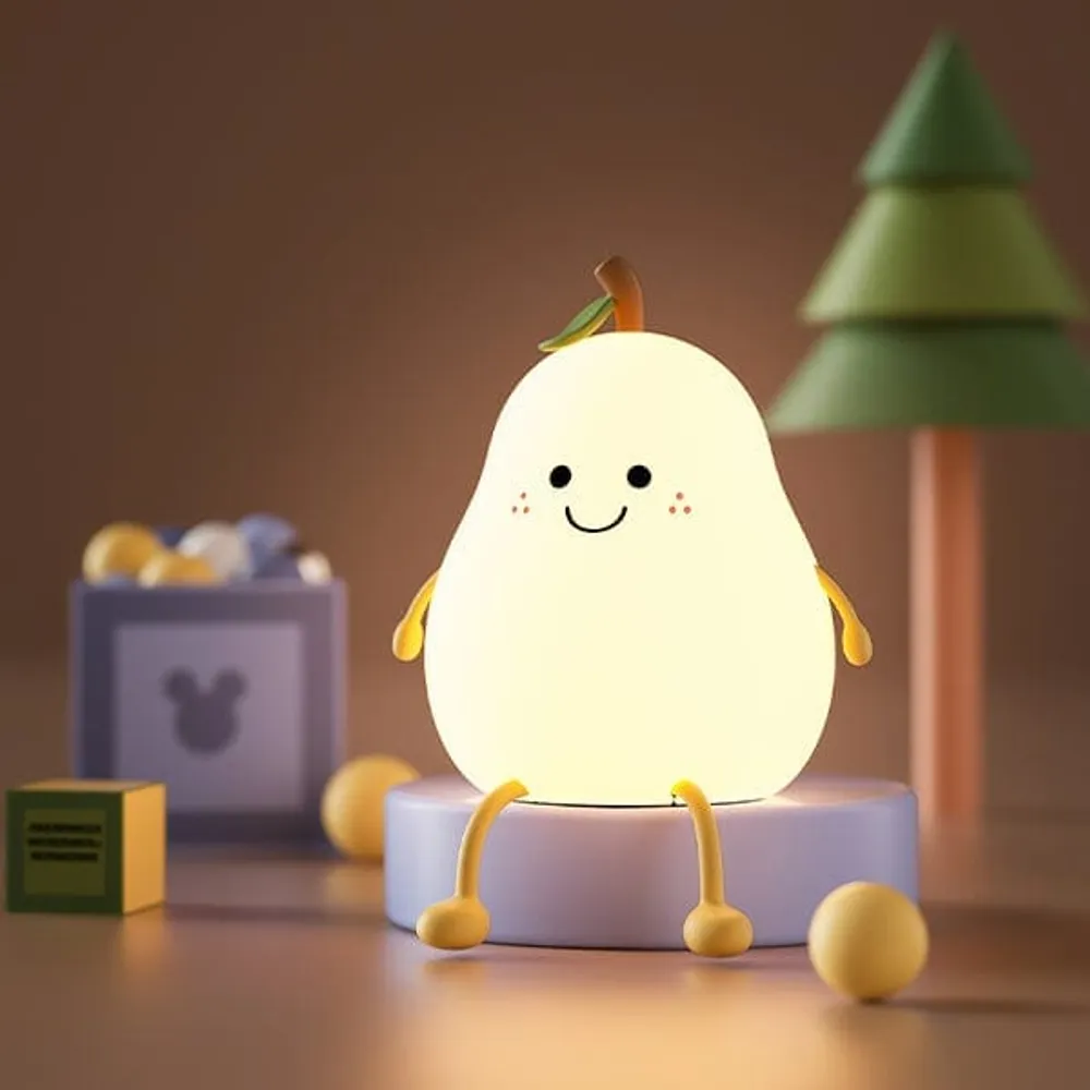 Peari: The Adorable Decorative Pear Night Light | 7 Color Modes