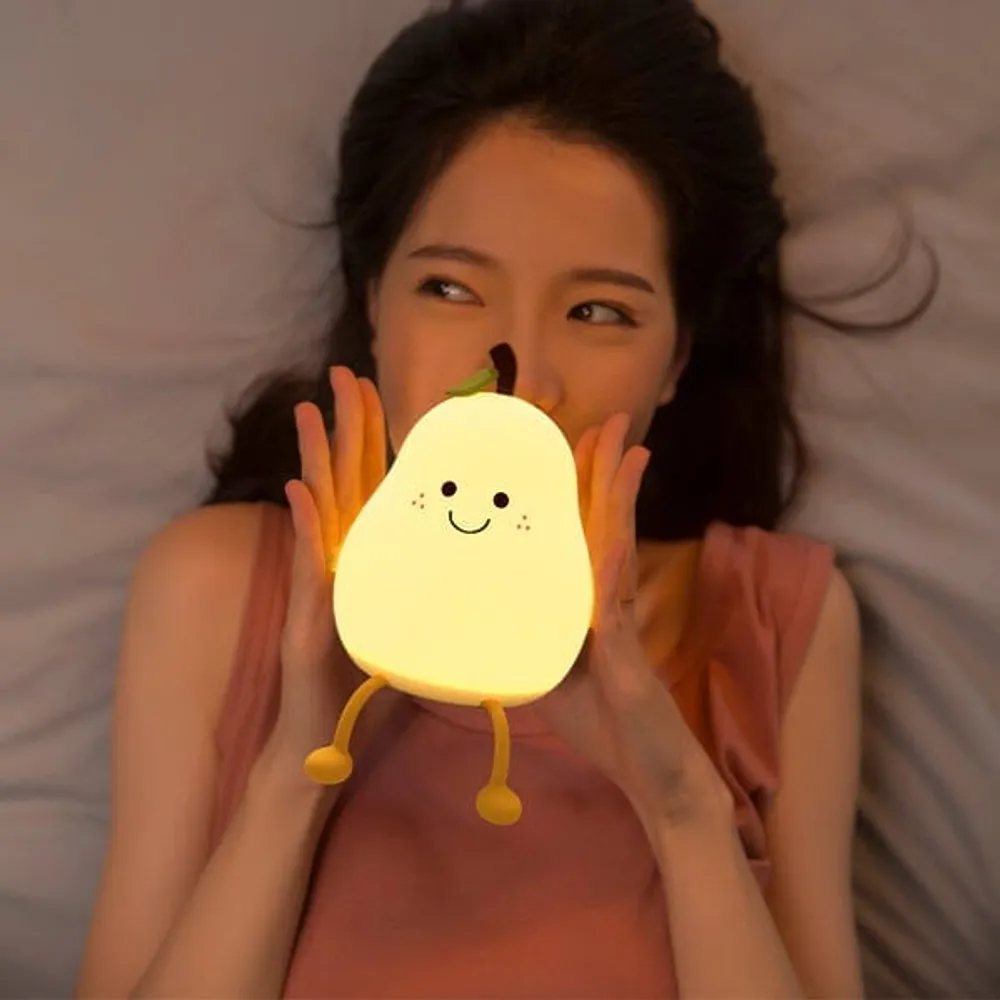 Peari: The Adorable Decorative Pear Night Light | 7 Color Modes