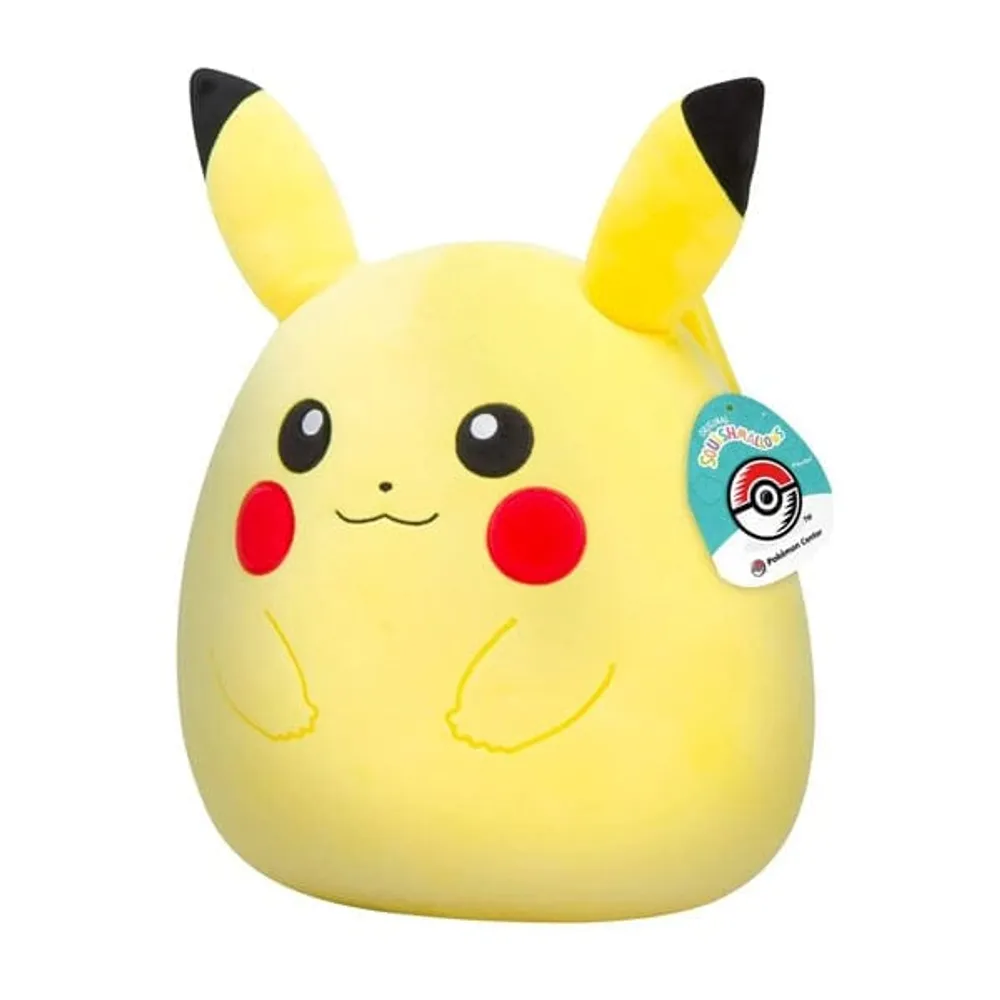 Squishmallows Super Soft Plush Toys 10" Pokemon Squad Pikachu