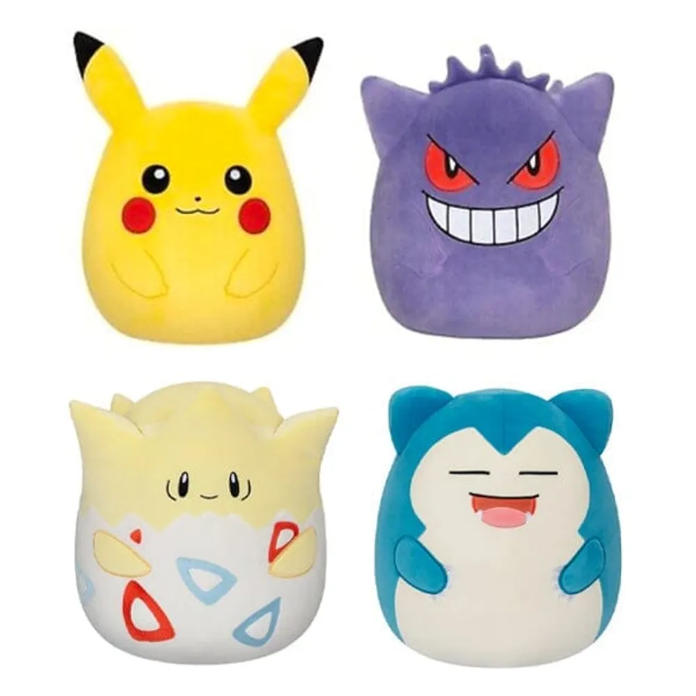 Squishmallows Super Soft Plush Toys | 10" Pokemon Squad | Togepi