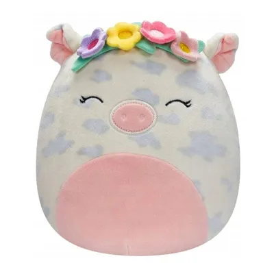 Squishmallows Plush Toys | 7.5" Little Plush Squad | Rosie The Pig (Flower Crown)
