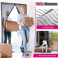 Wiz-Screen: The Magnetic Hands-Free Screen Door!