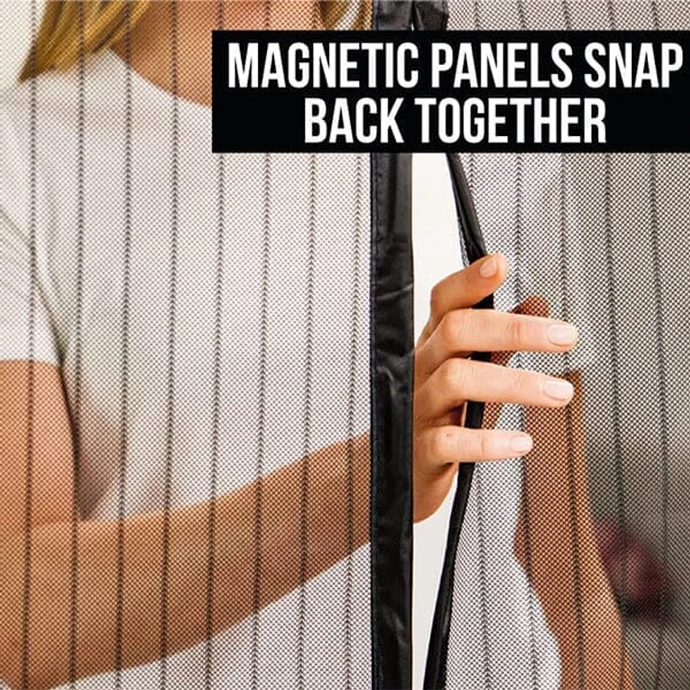 Wiz-Screen: The Magnetic Hands-Free Screen Door!