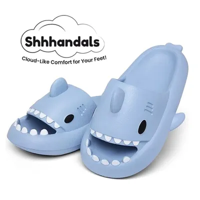 Shark Shhhandals | Unisex Anti-Slip Pool Slides