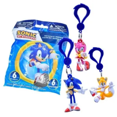3D Sonic The Hedgehog Collectible Clip Hanger Blind Bags (1pc)
