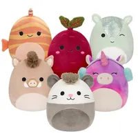 Squishmallows Plush Toys | 5" Little Plush Squad | Lola The Unicorn (Earmuffs)